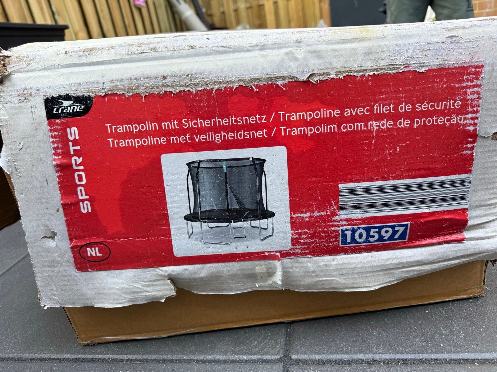 Trampoline met veiligheidsnet - Crane Sports (305 cm), Ophalen of Verzenden, Nieuw