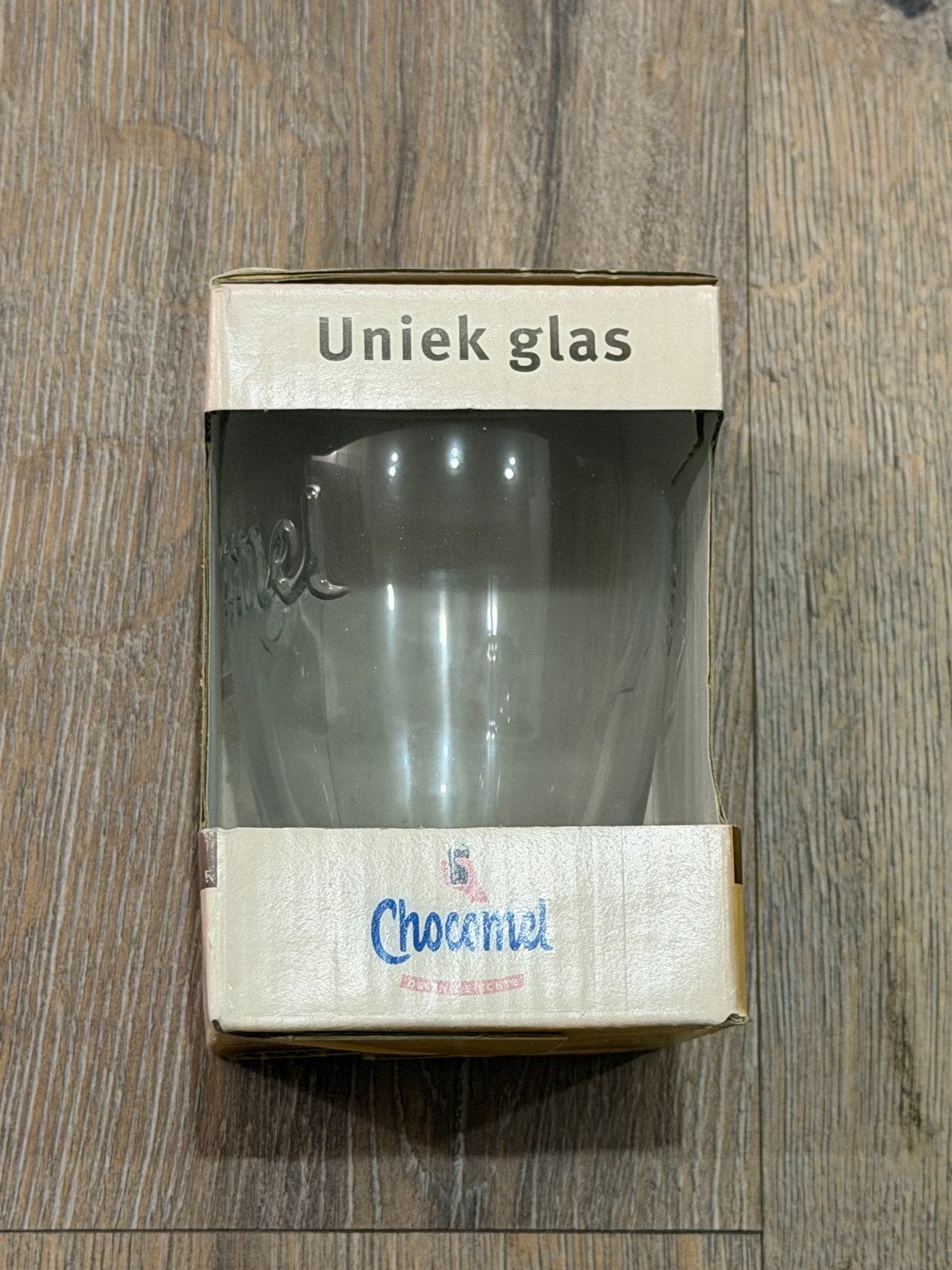 Chocomel Uniek Glas - Nieuw in Doos, Ophalen of Verzenden, Nieuw