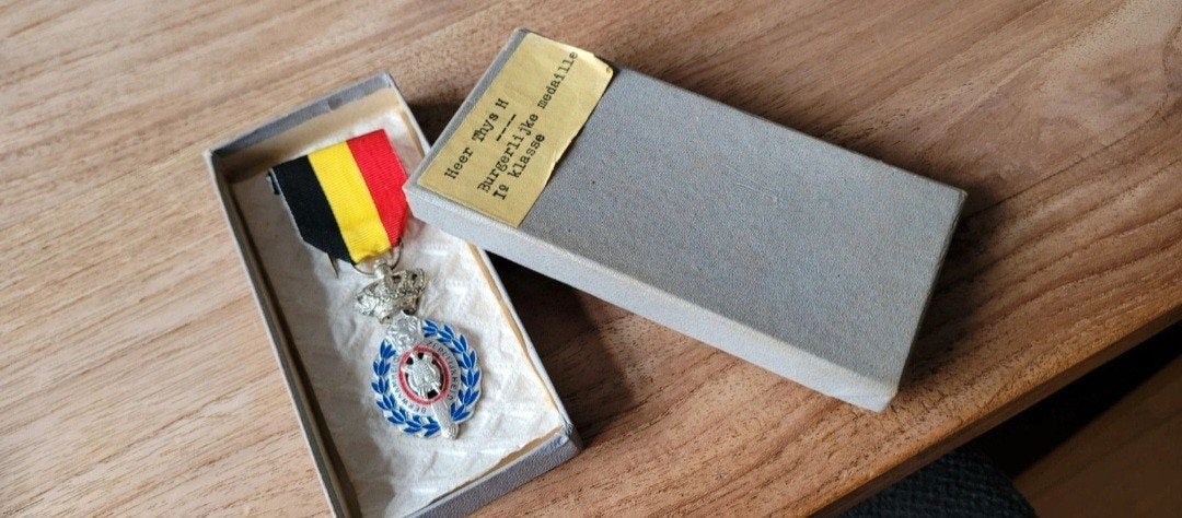 Bekwaamheid zedelijkheid 1 klasse medaille België, Postzegels en Munten, Penningen en Medailles, Ophalen, Overige materialen, Nederland