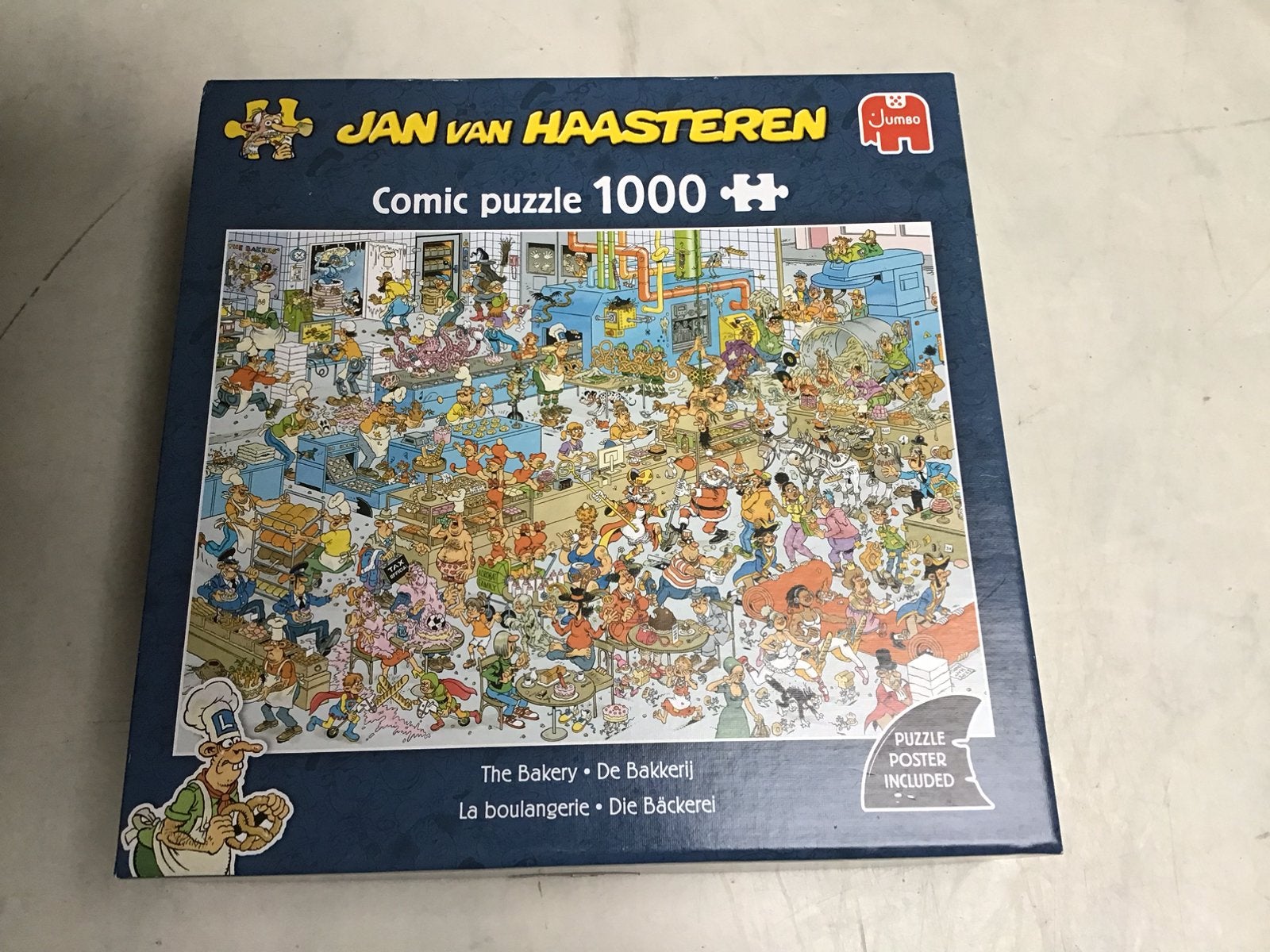 Jan van Haasteren puzzels, 1000 stukjes, Ophalen of Verzenden, 500 t/m 1500 stukjes, Zo goed als nieuw, Legpuzzel
