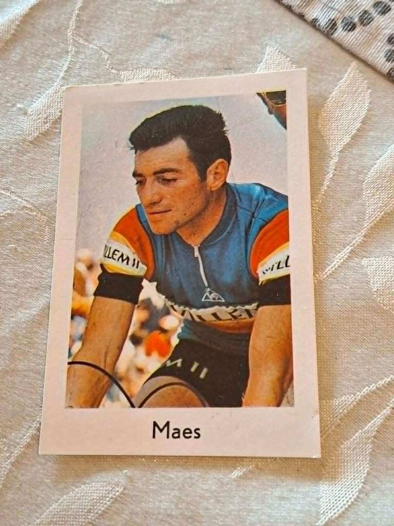 Prentje/Chromo : Marcel Maes / Willem II-Gazelle, Verzenden, Zo goed als nieuw, Overige sporten, Poster, Plaatje of Sticker
