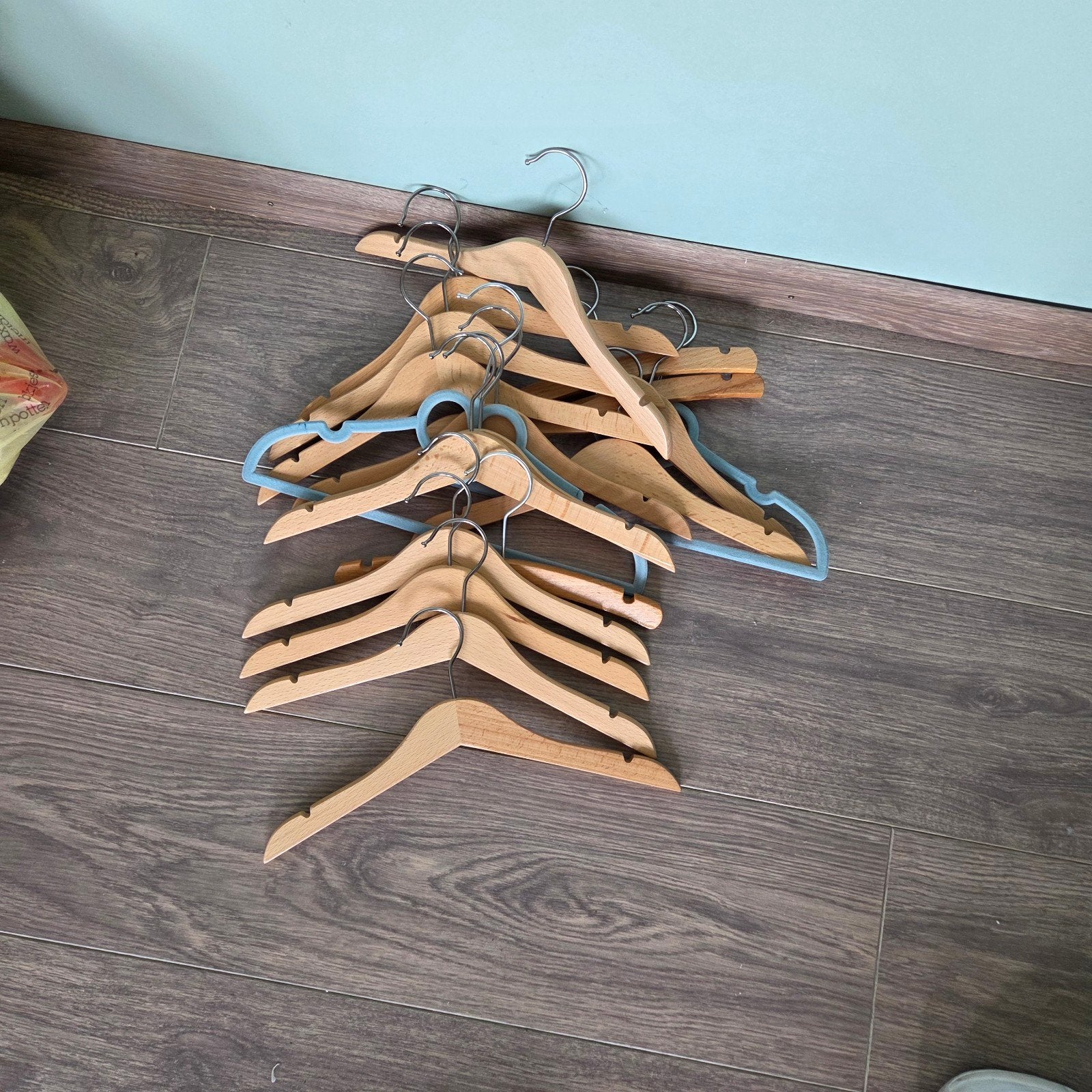 Kinderkledinghangers - Houten en kunststof, Ophalen of Verzenden
