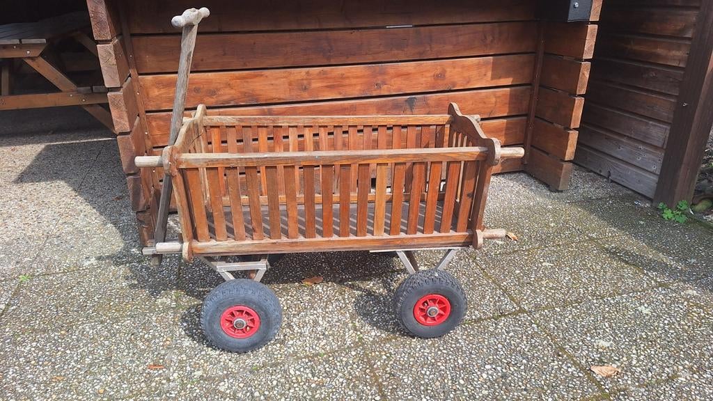 Mooie degelijke bolderkar met oude uitstraling, Ophalen of Verzenden