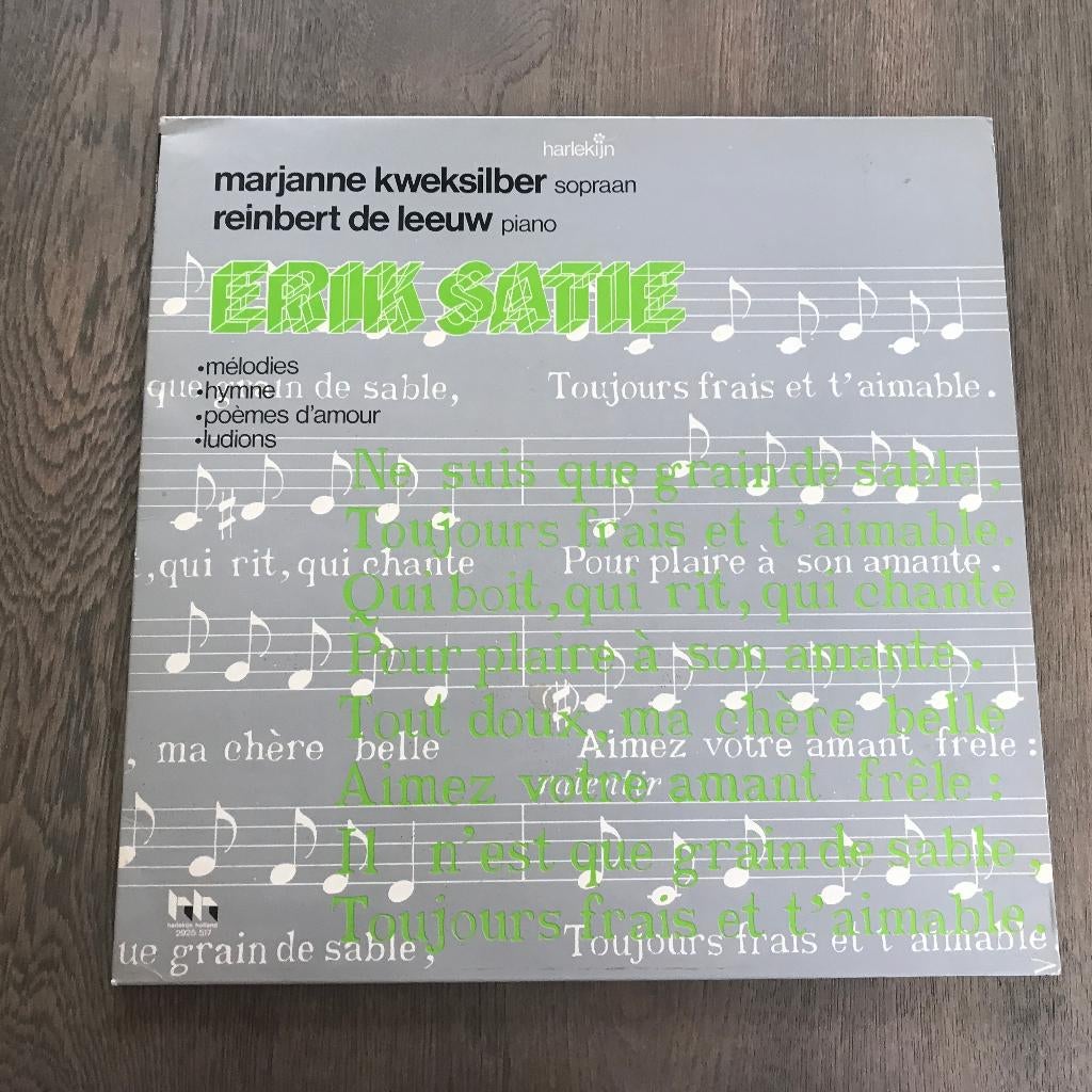 Klassiek op vinyl-Erik Satie vocaal, Gebruikt, Overige formaten, Overige typen, Ophalen of Verzenden