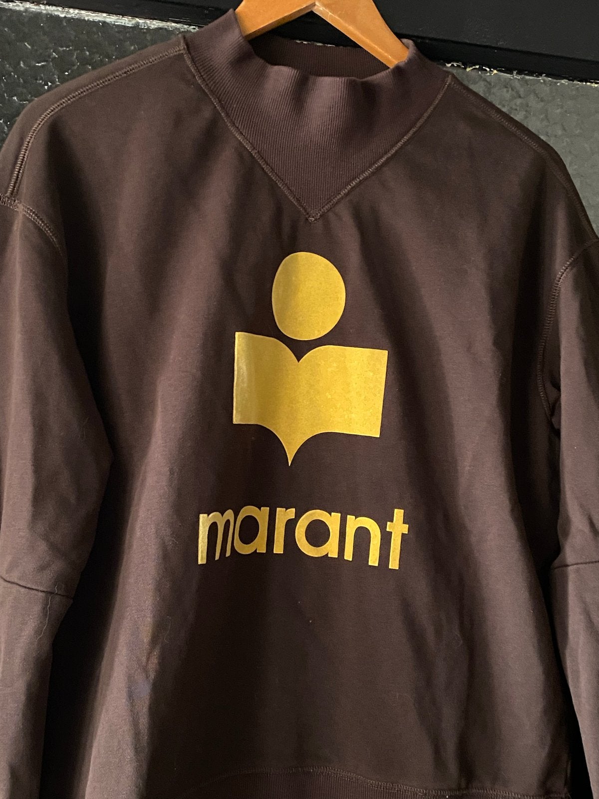 Isabel Marant Etoile Zewel sweatshirt bruin maat 38, Ophalen of Verzenden, Zo goed als nieuw, Maat 38/40 (M), Bruin