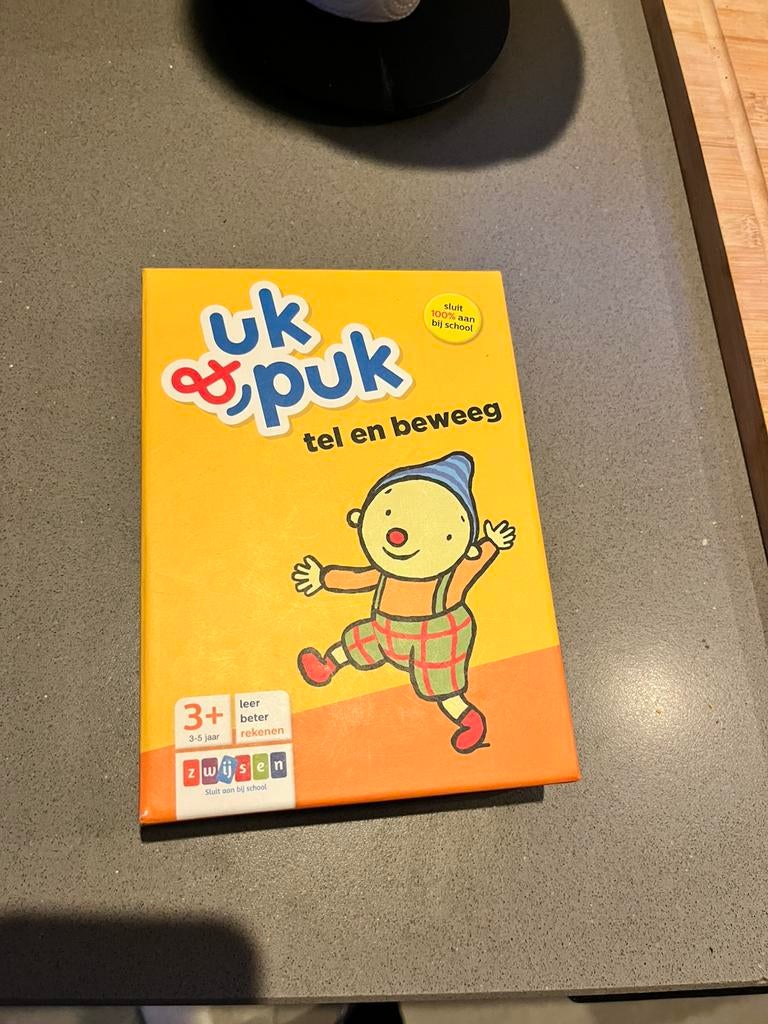 Uk & Puk tel en beweeg spel, Ophalen, Zo goed als nieuw