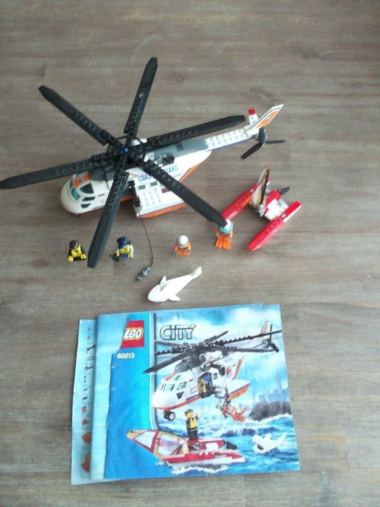 lego coast guard 60013 coast guard helicopter (2013), Ophalen of Verzenden, Gebruikt, Complete set, Lego