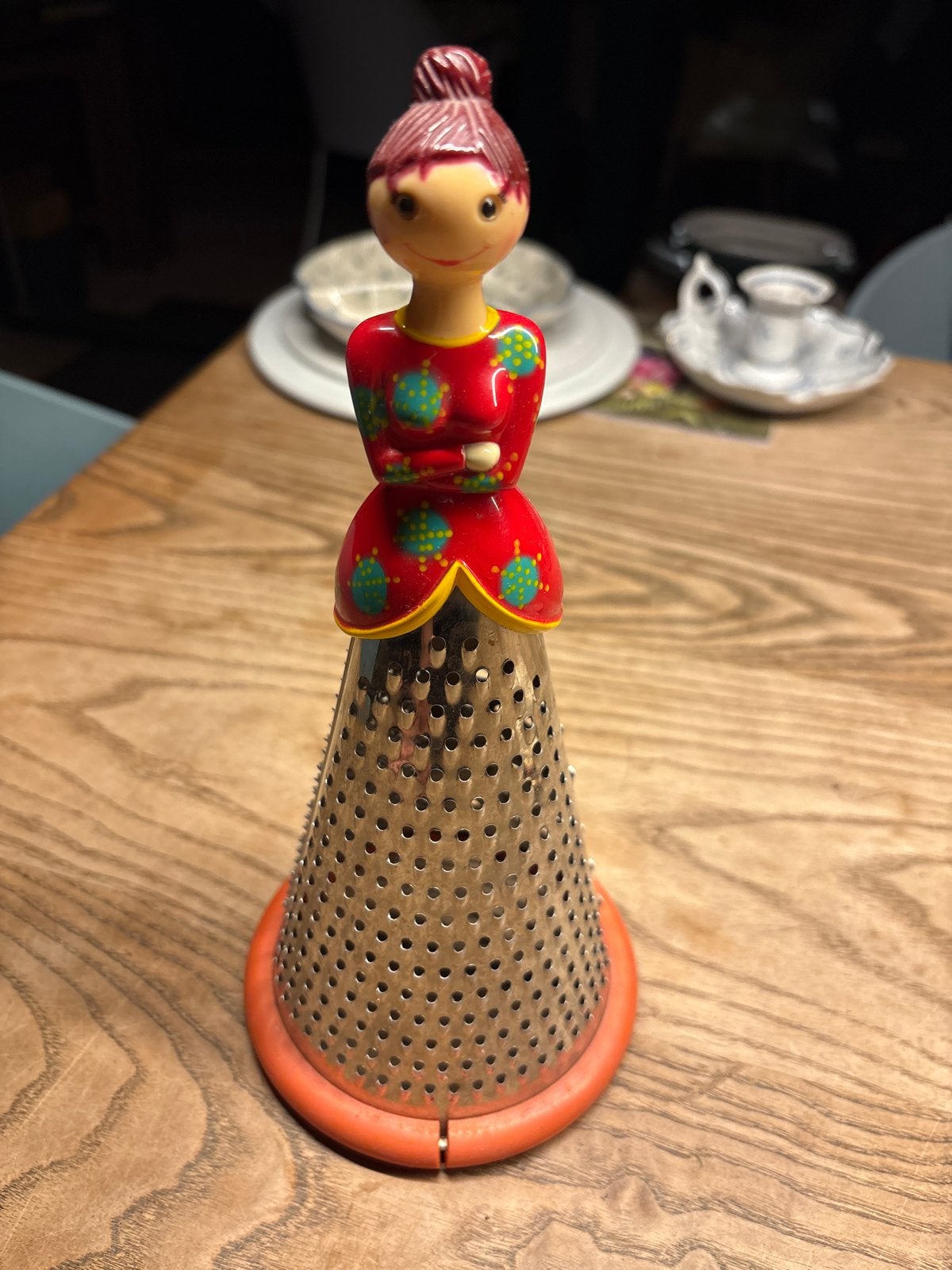 Vintage Keukenrasp Popje - 25 cm hoog, Antiek en Kunst, Ophalen