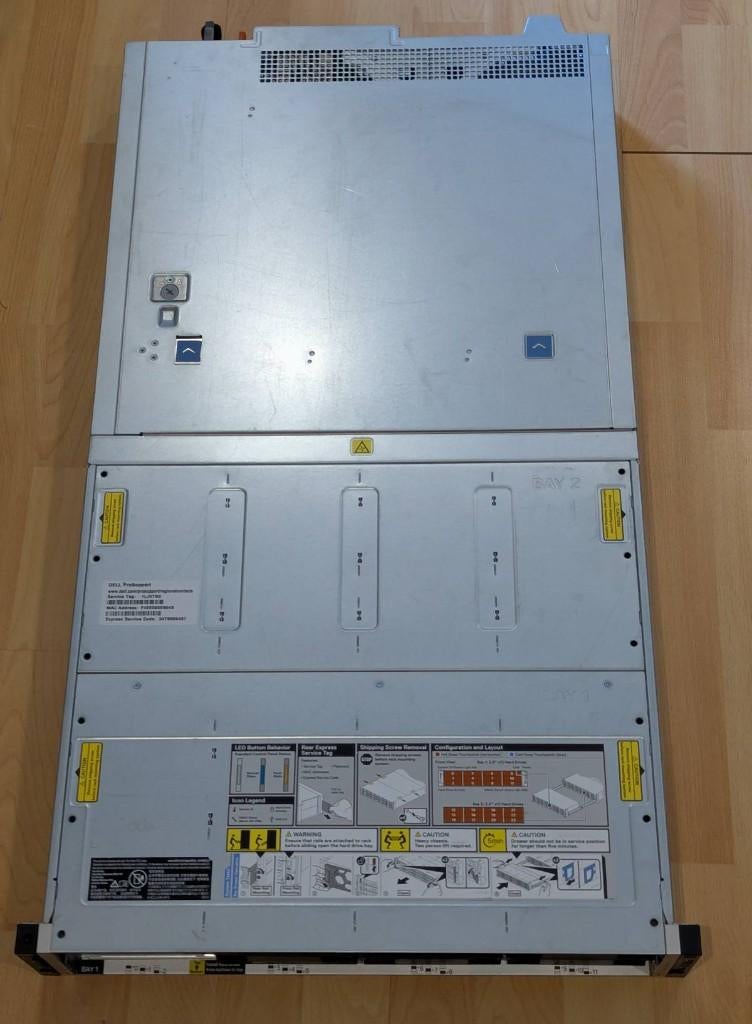 Dell PowerEdge R740xd2 server (2 CPU, 128GB RAM, 24LFF), Ophalen, Gebruikt, 128 GB, 2 tot 3 Ghz