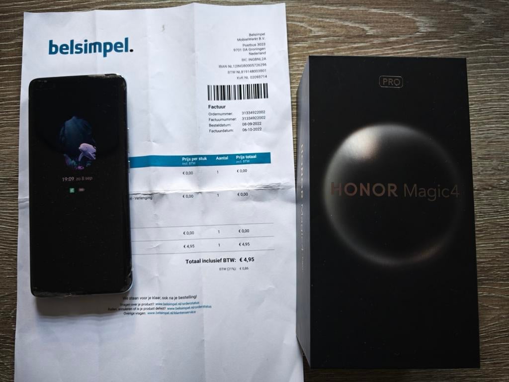 Honor Magic 4 Pro, Ophalen of Verzenden, Zwart
