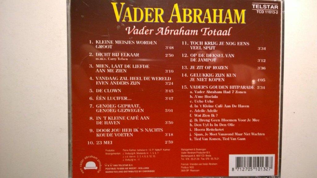 Vader Abraham - Vader Abraham Totaal, Ophalen of Verzenden, Zo goed als nieuw, Levenslied of Smartlap