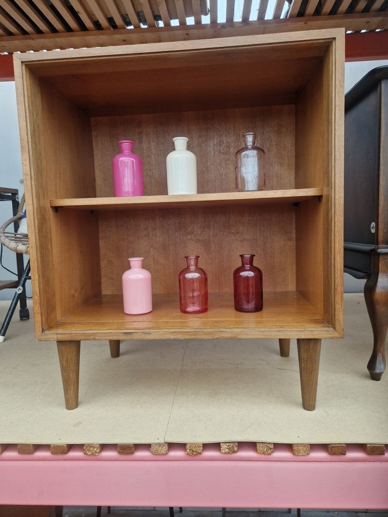 Klein vintage open kastje, 60cm, Huis en Inrichting, Kasten | Dressoirs, Ophalen, Met plank(en), ., 50 tot 100 cm