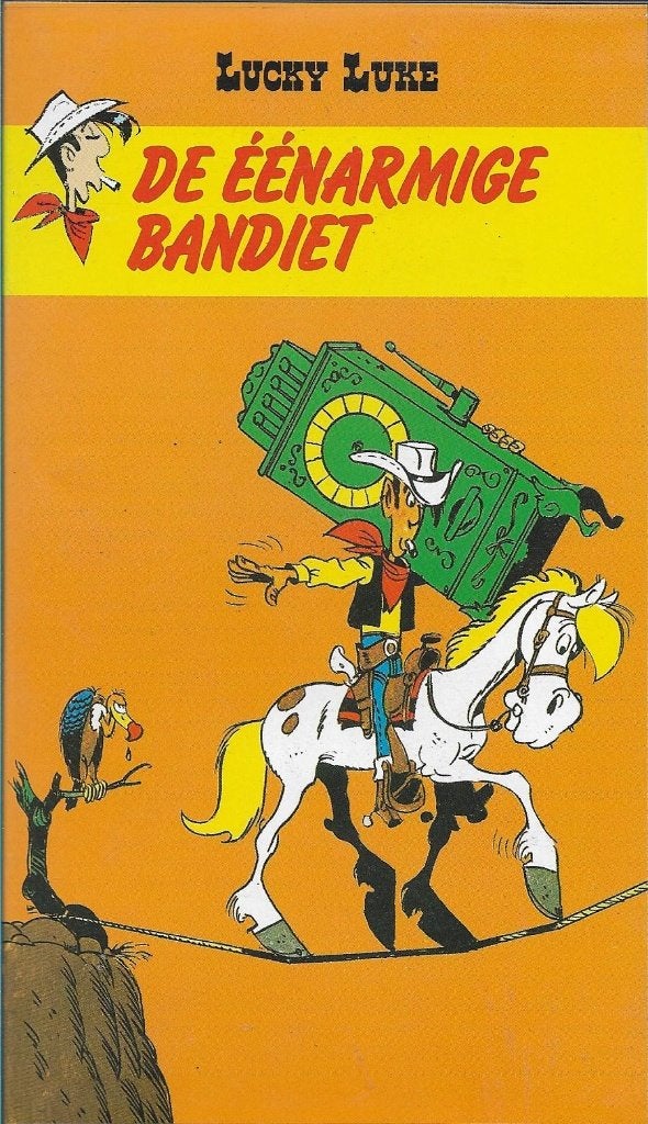 Lucky Luke - De eenarmige bandiet (VHS), Alle leeftijden, Ophalen of Verzenden, Gebruikt, Tekenfilm