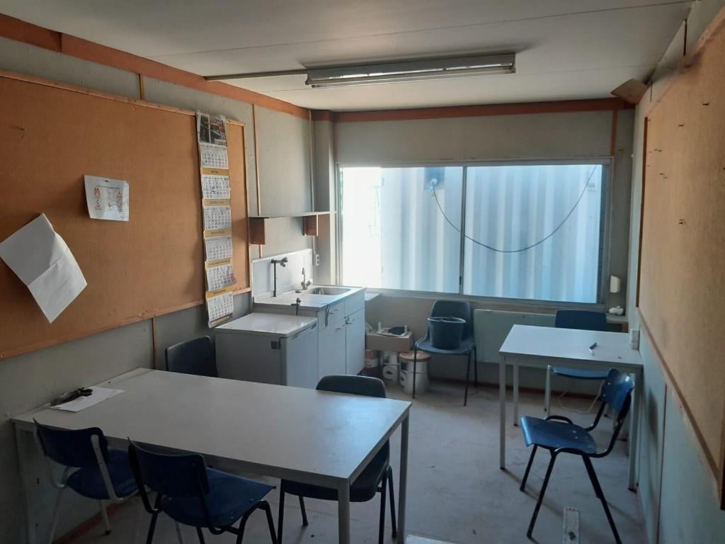 Kantoorunit compleet 10x3 meter, Doe-het-zelf en Verbouw, Bouwketen en Schaftketen, Ophalen, Gebruikt