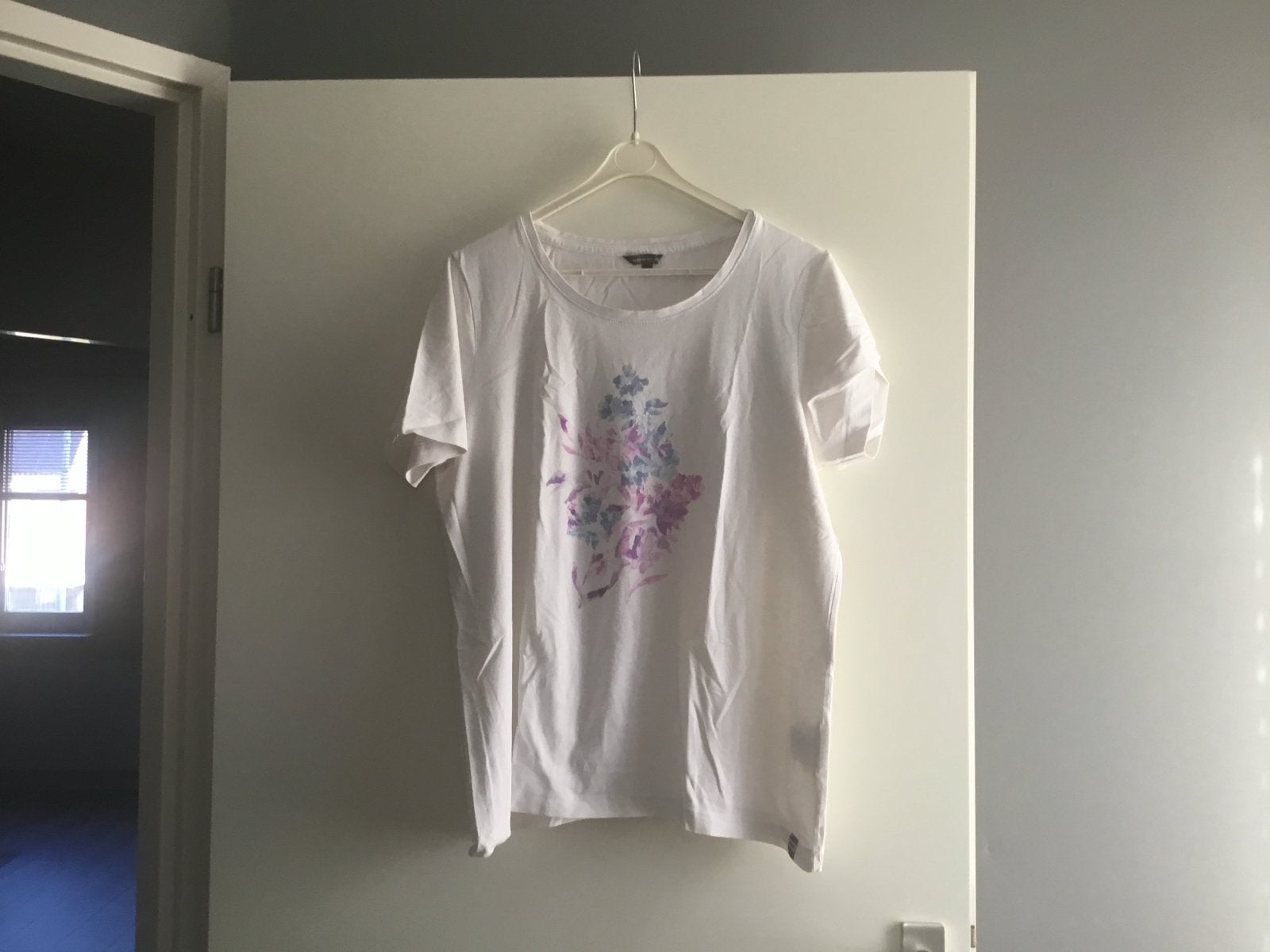 Human Nature T-shirt met bloemenprint - Maat XL, Kleding | Dames, T-shirts, Ophalen of Verzenden, Maat 46/48 (XL) of groter, Wit