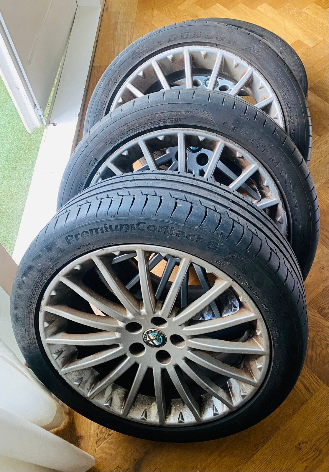 Alfa 156, GT, 147 17 in, Auto diversen, Wieldoppen, Ophalen, Gebruikt