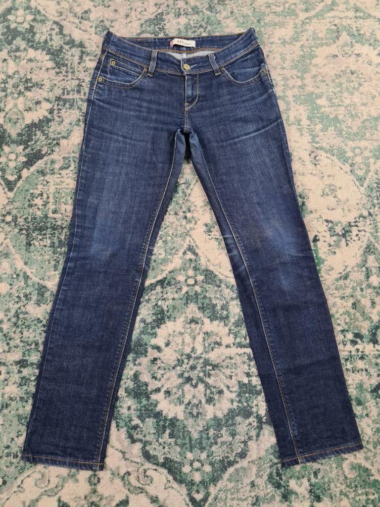 Levi's 571 slim fit W30 L32 DamesTulsi3032 Mid-rise, Blauw, Ophalen of Verzenden, Zo goed als nieuw, W30 - W32 (confectie 38/40)