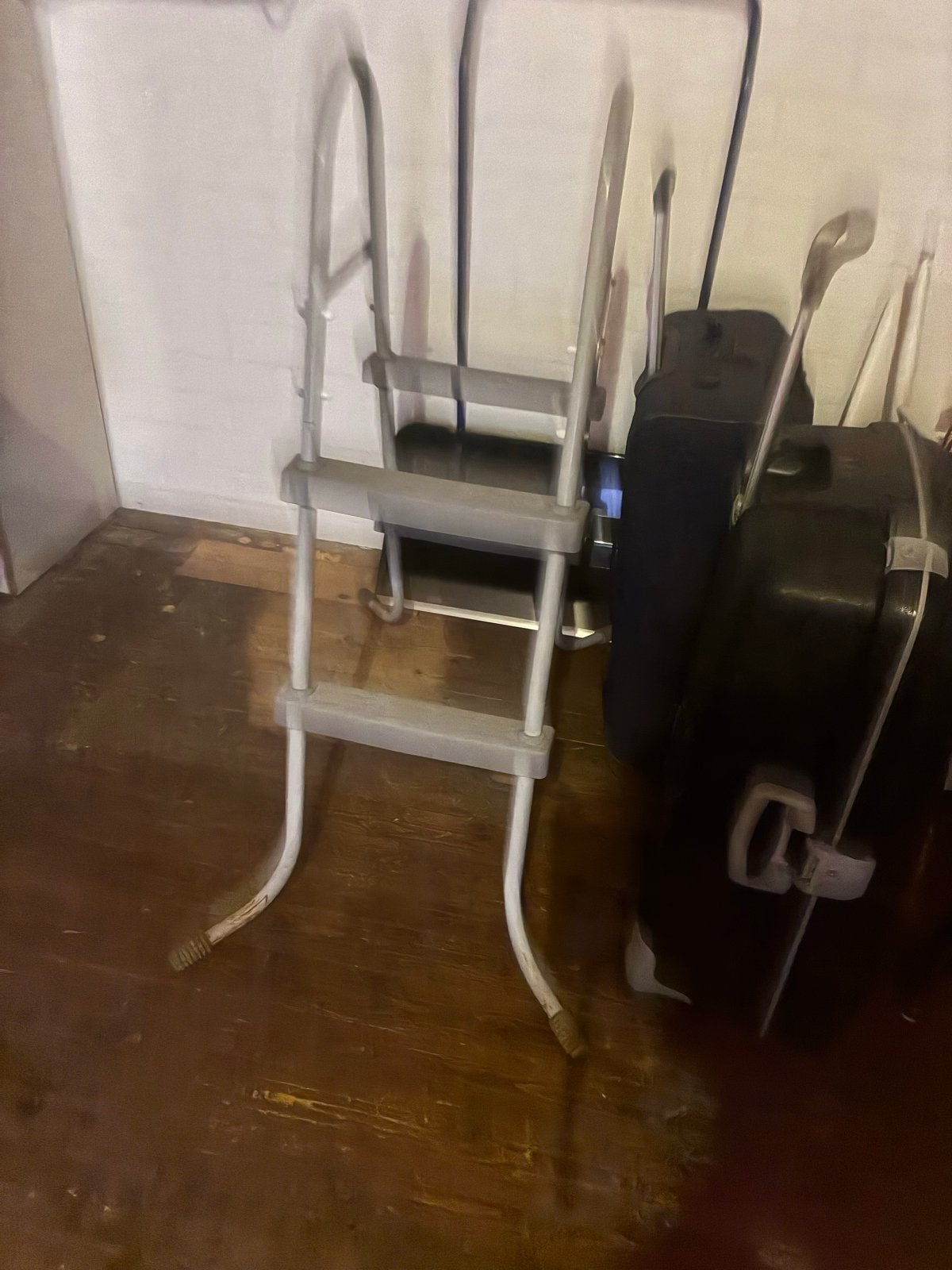 Zwembadtrap voor zwembaden tot 120 cm hoogte, Ophalen, Gebruikt, Ladder