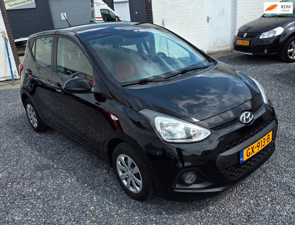 Hyundai I10 1.0i i-Motion Comfort Dealer onderhouden, Voorwielaandrijving, Stof, Gebruikt, Origineel Nederlands