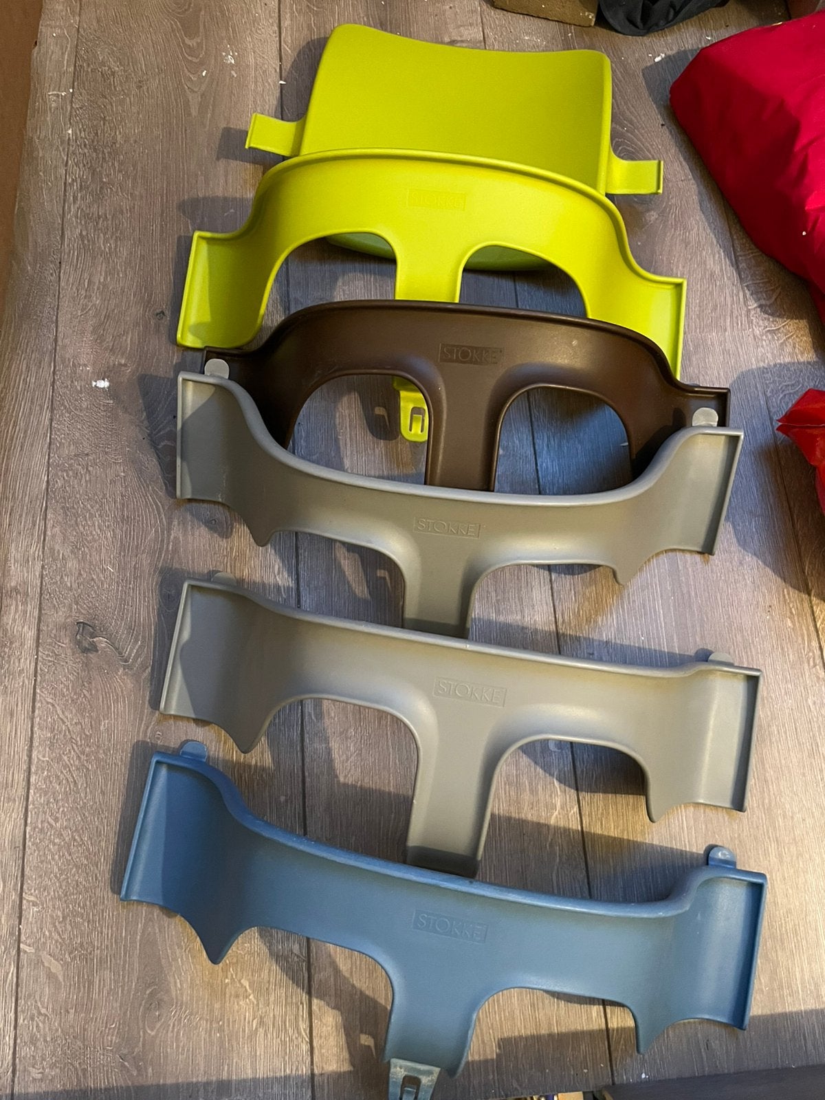 Stokke tripp trapp babysets, Kinderen en Baby's, Kinderstoelen, Ophalen of Verzenden, Gebruikt, Meegroeistoel, Stoelverkleiner