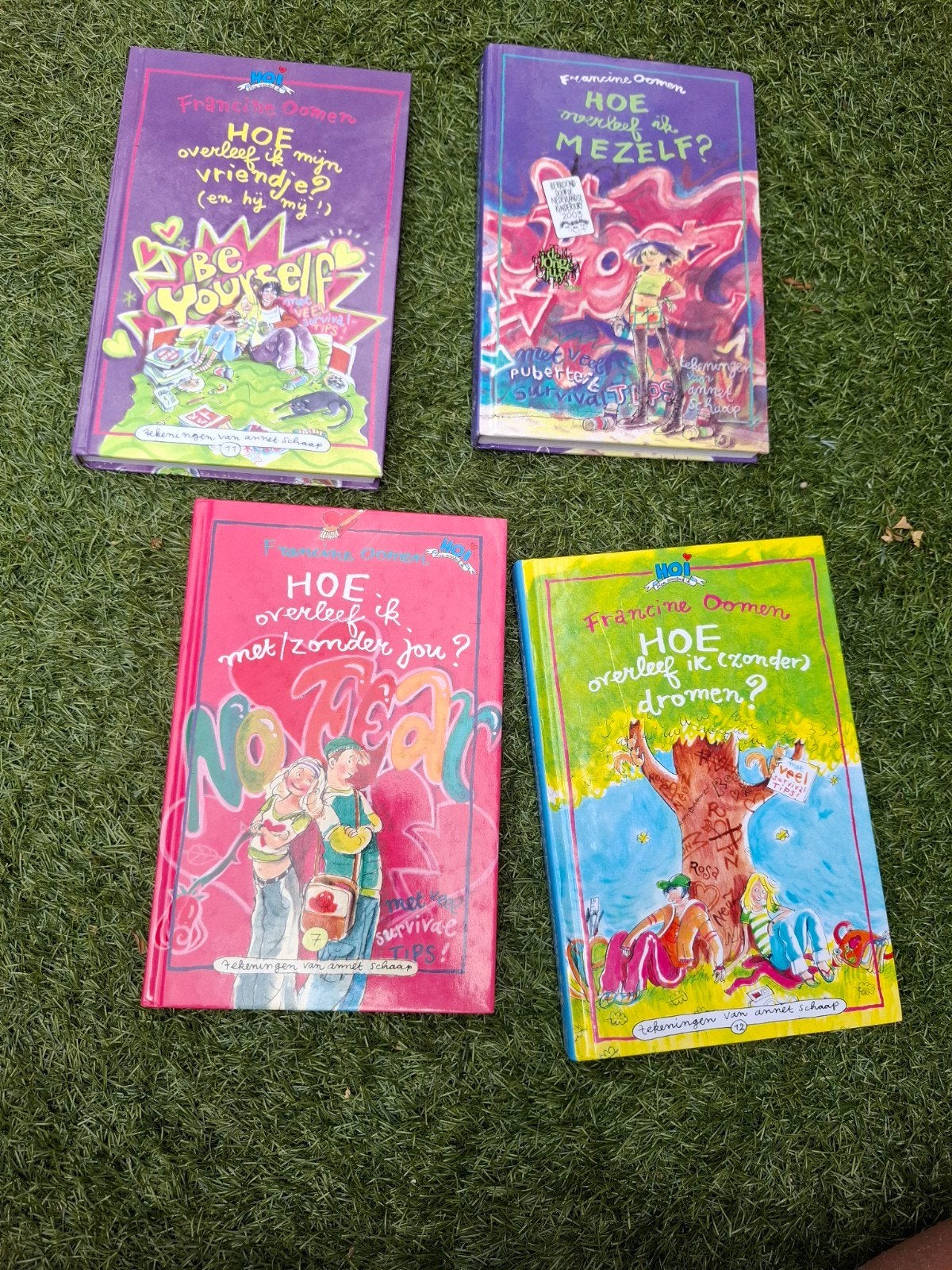 Hoe overleef ik... boeken van Francine Oomen (4 stuks), Ophalen of Verzenden, Zo goed als nieuw, Francine Oomen, Fictie