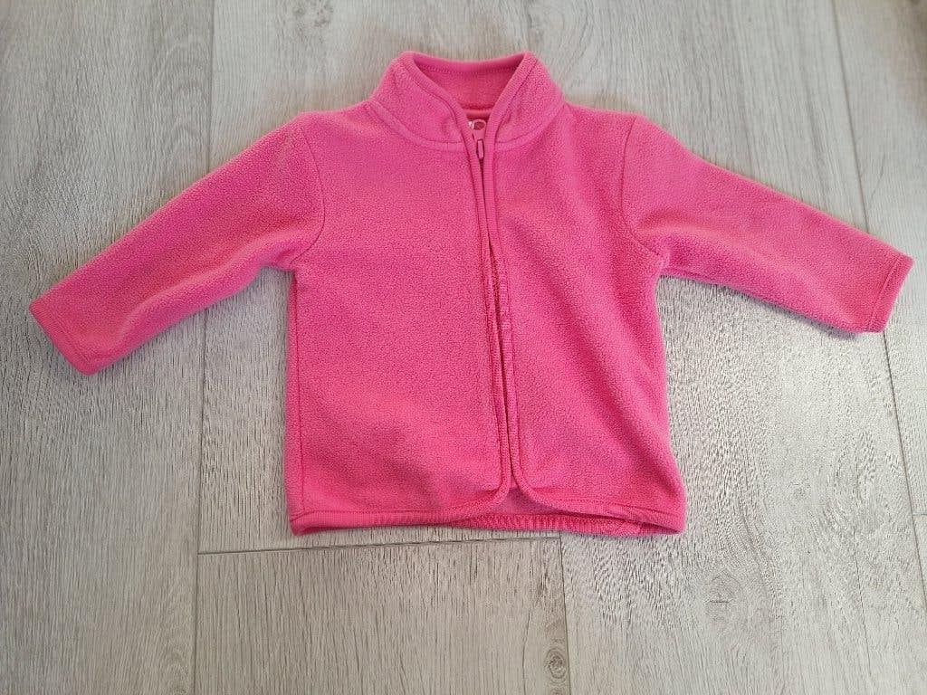 Mooi roze fleece vest maat 74, Ophalen of Verzenden, Zo goed als nieuw, Meisje, Truitje of Vestje