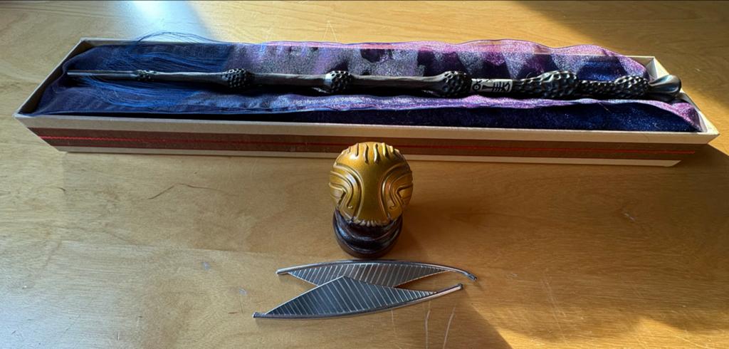 Harry Potter Elder Wand, Golden Snitch, Ophalen of Verzenden, Zo goed als nieuw