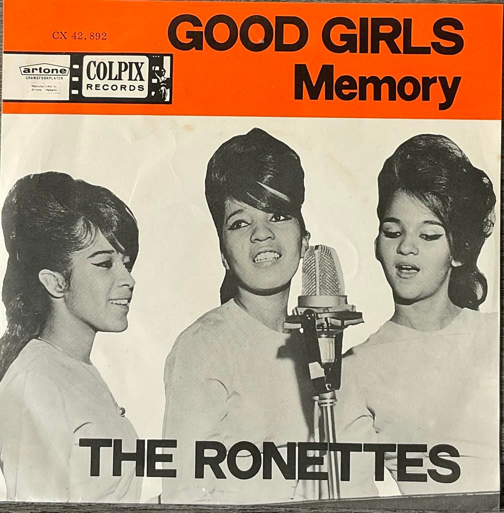 The RONETTES - Good girls/Memory (NL’63) plaat HEEL MOOI, Verzenden, Single