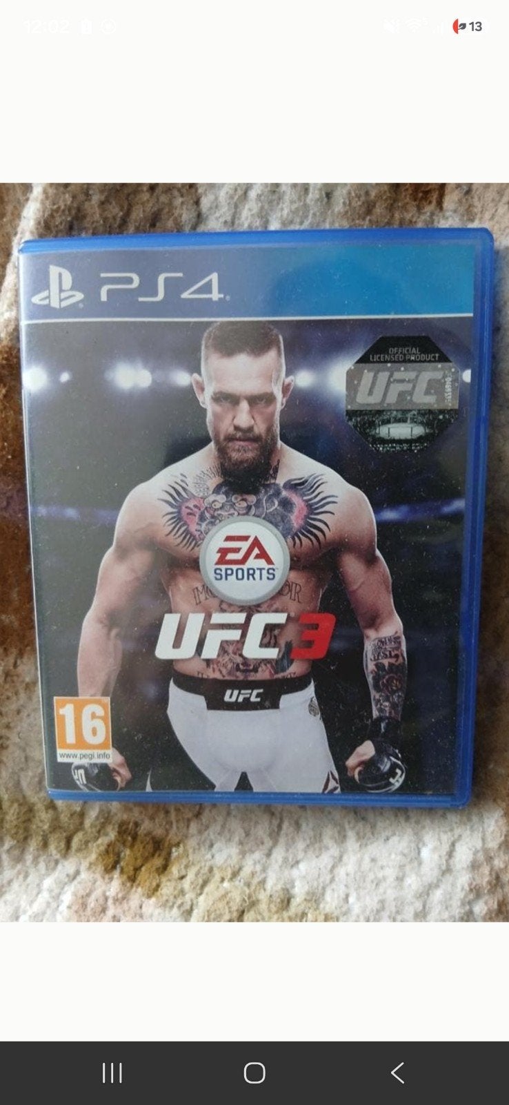 UFC 3 PS4 - Vechtsportgame met Conor McGregor, Ophalen, Gebruikt, Vechten, 2 spelers