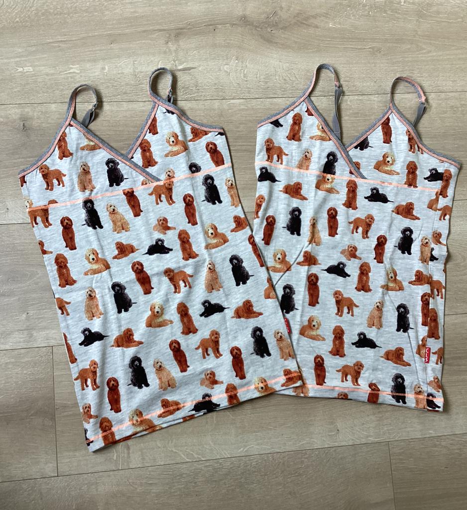 Hemden Cleasens labradoodle nieuw 152/158, Ophalen of Verzenden, Nieuw, Meisje, Nacht- of Onderkleding