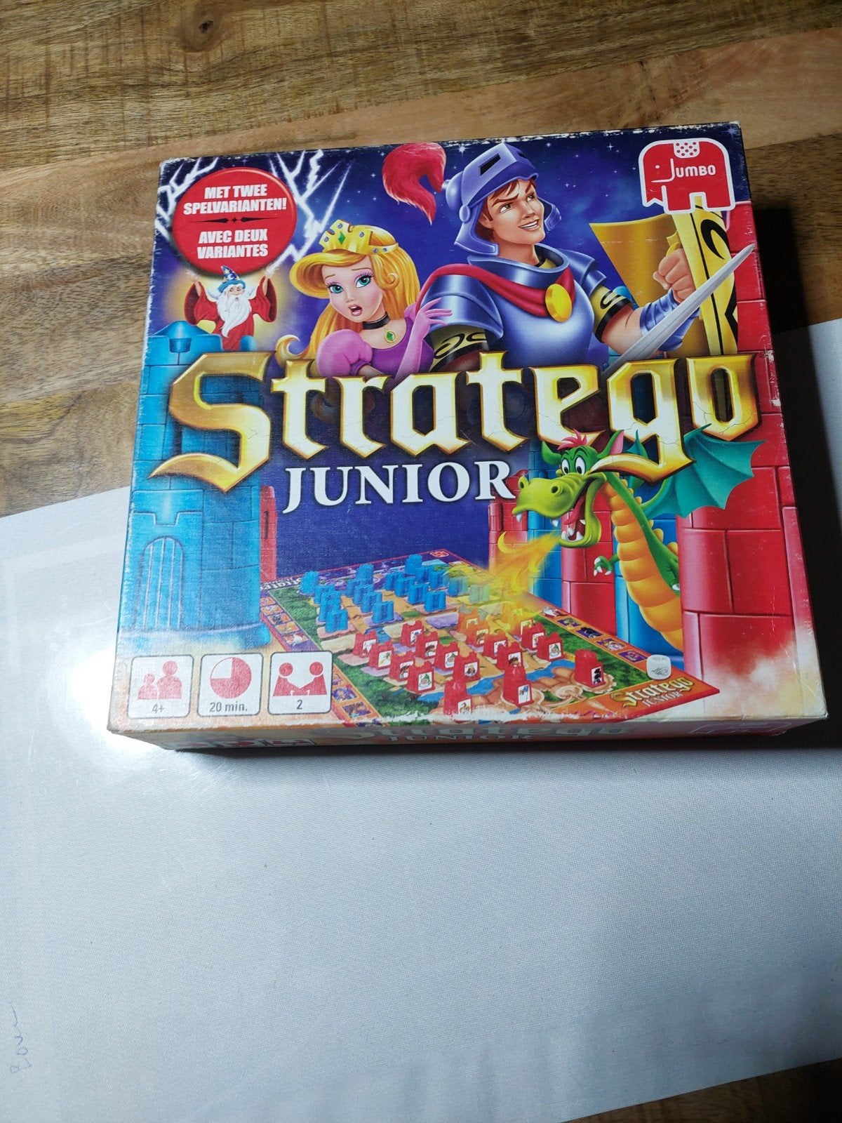 Stratego Junior Bordspel - Jumbo, Hobby en Vrije tijd, Gezelschapsspellen | Bordspellen, Een of twee spelers, Ophalen of Verzenden