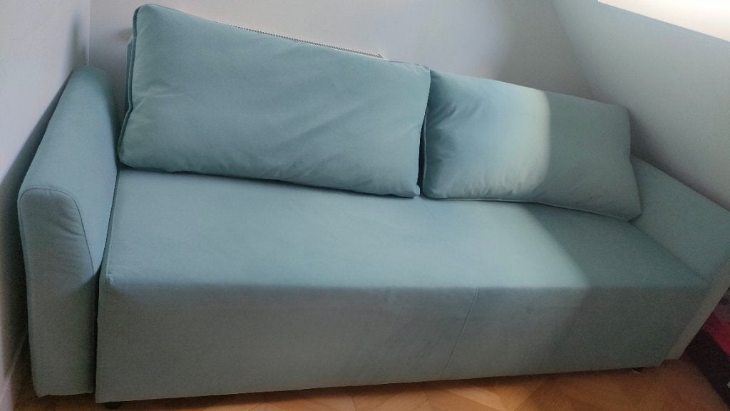 3-zits Slaapbank, Huis en Inrichting, Slaapkamer | Slaapbanken, Ophalen, 90 cm, Tweepersoons, Zo goed als nieuw