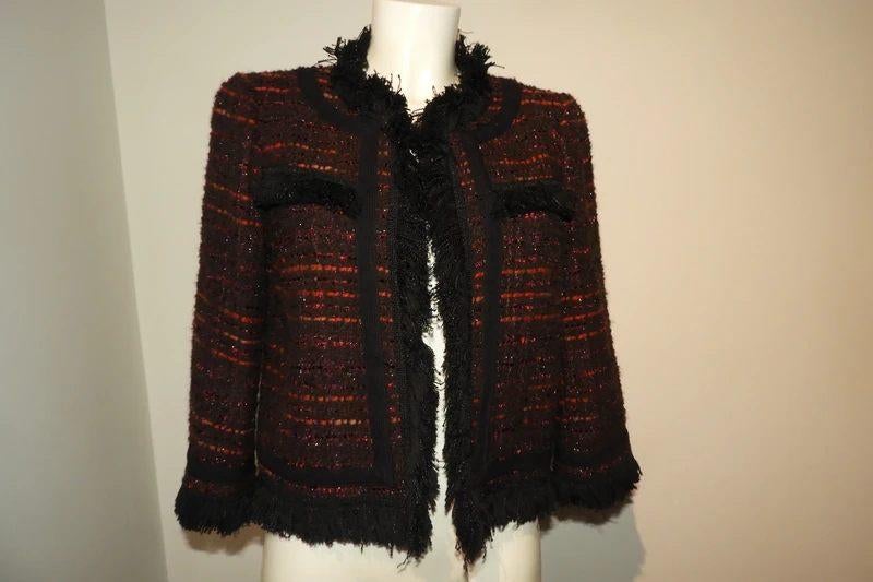 Kate Spade dikker jasje ruwe afwerking ruiten Winters 6/S, Verzenden, Zo goed als nieuw, Jasje, Kade Spade