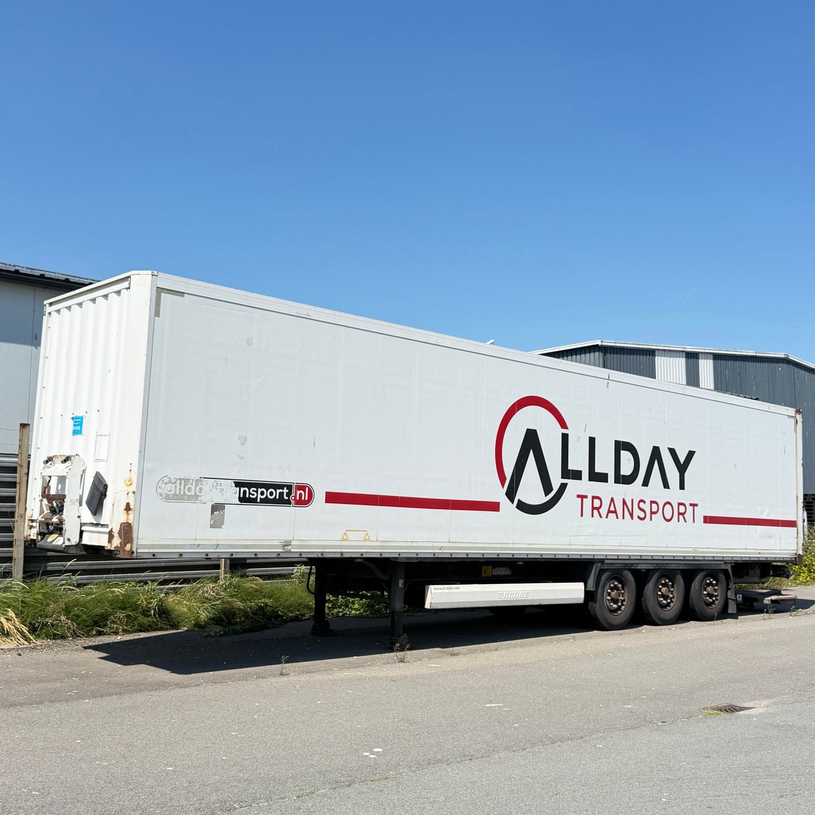KRONE OPLEGGER TRAILER MET LAADKLEP, Auto's, Overige merken, Particulier, Te koop