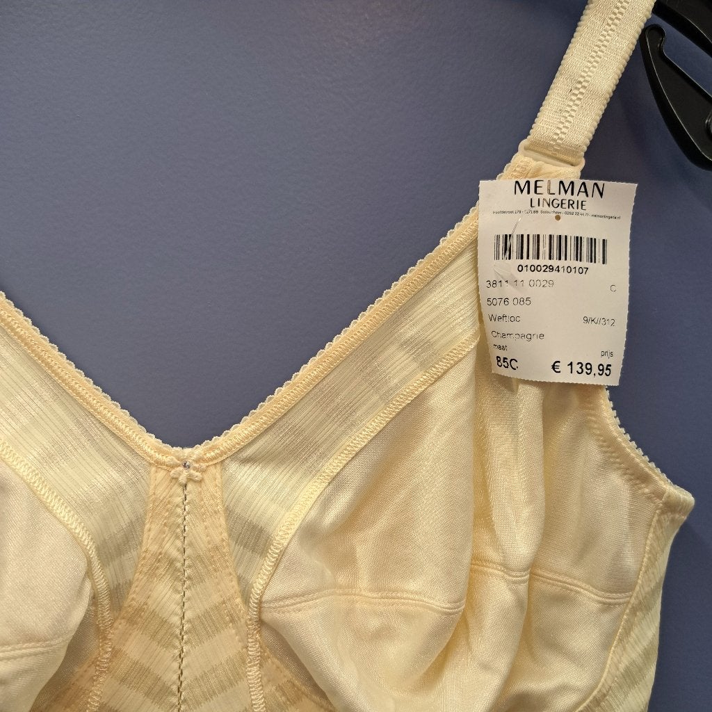 Melman Lingerie nieuwe shaping body in champagne 85C 50215, ., Beige, Body of Korset, Melman