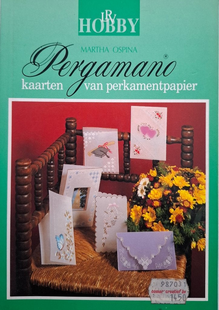 Pergamano kaarten van perkamentpapier - Hobbyboek