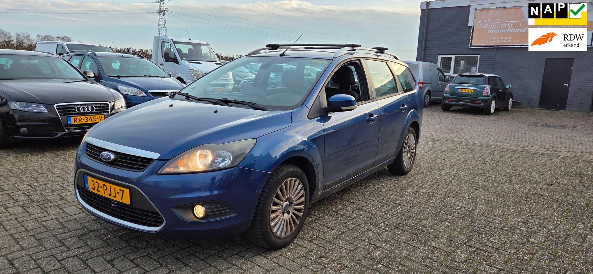 Ford Focus Wagon 1.8 Limited Flexi Fuel Apk 12-2026, Auto's, Euro 5, 125 pk, Gebruikt, 4 cilinders