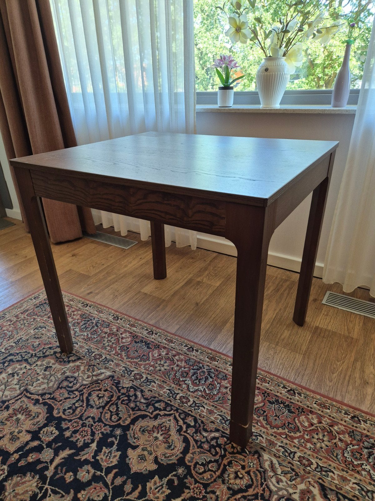 Uitschuifbare tafel 80x70x75 cm, Ophalen, Gebruikt, 50 tot 100 cm, 50 tot 100 cm