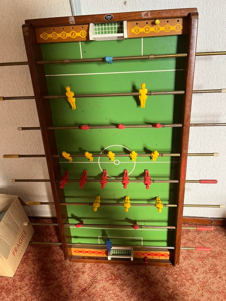 Tafel voetbalspel, Ophalen, Gebruikt
