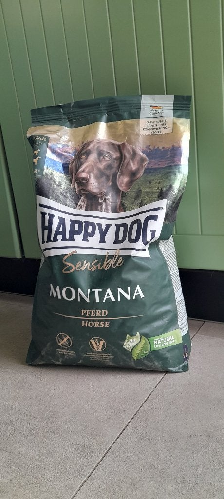 Hondenbrokken Happy dog Montana 4kg, Ophalen, Hond
