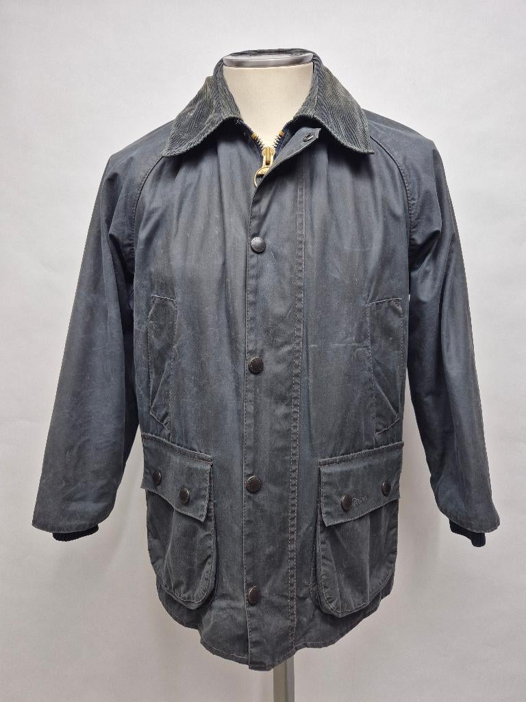 Barbour Bedale wax jas, maat C36-91cm (Small) blauw, Barbour, Blauw, Ophalen of Verzenden, Zo goed als nieuw