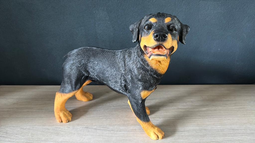 Te koop Rottweiler beeld/ ornament, Ophalen of Verzenden, Zo goed als nieuw