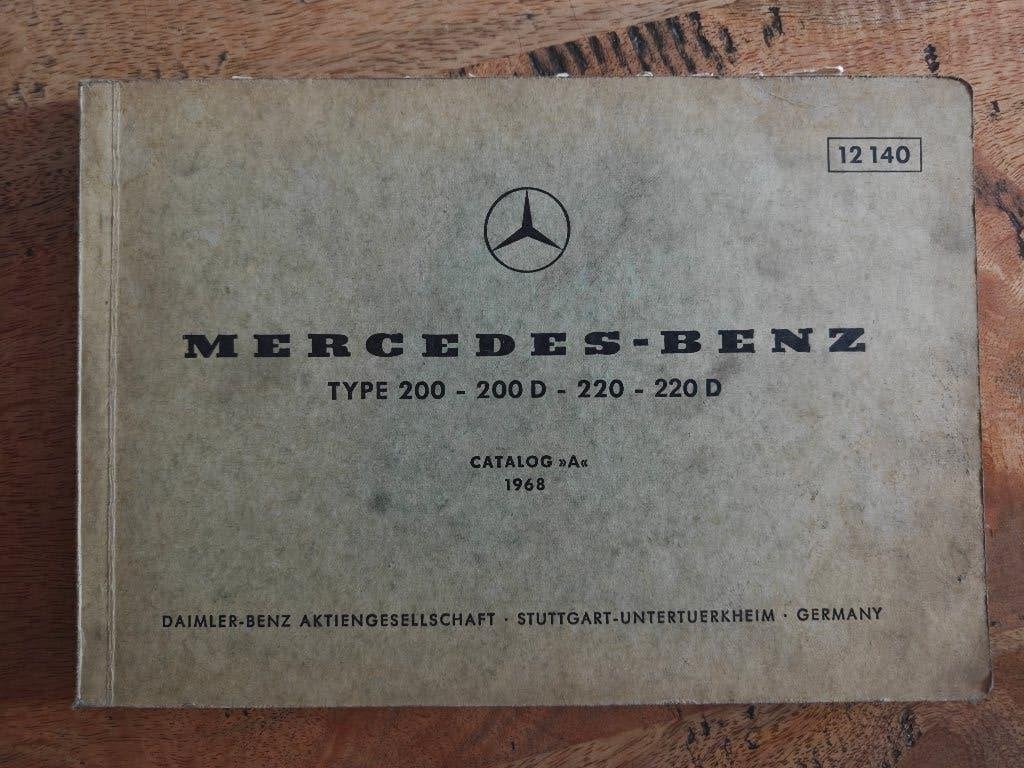 2x Technisch instructie boekje 1952/1968 Mercedes., Ophalen of Verzenden