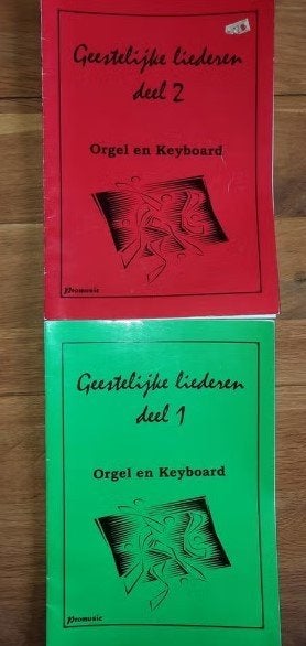 Geestelijke liederen voor orgel en keyboard, deel 1+2, Muziek en Instrumenten, Gebruikt, Klassiek, Ophalen of Verzenden, Artiest of Componist