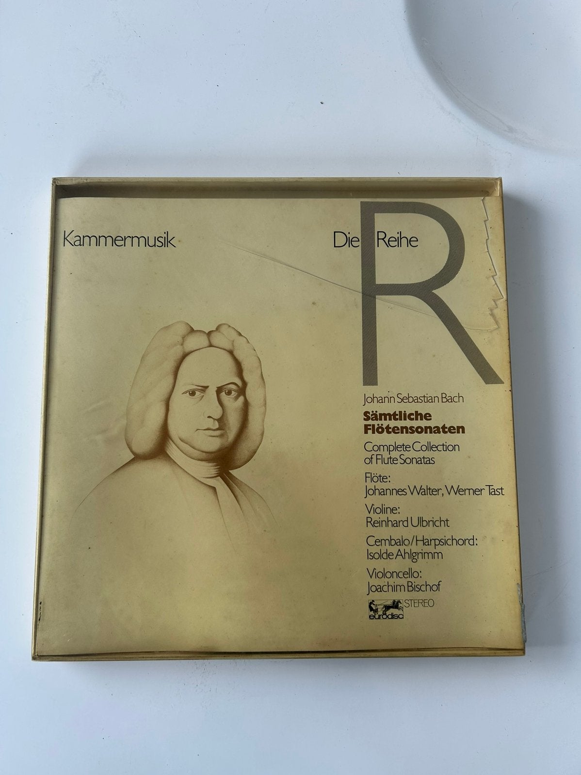 J.S. Bach - Complete Fluit Sonates (Kamermuziek), Ophalen of Verzenden, 12 inch, Boxset, Barok