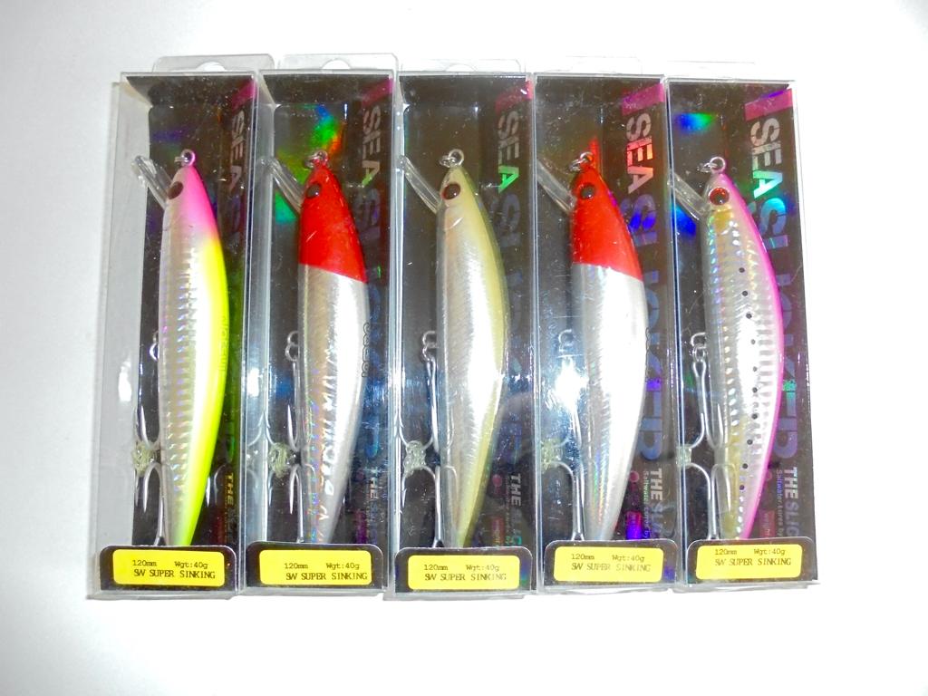 Jatsui Zeebaars Minnow Sea Slicker SW 12cm 40g Sinking Nieuw, Watersport en Boten, Hengelsport | Zeevissen, Nieuw, Overige typen
