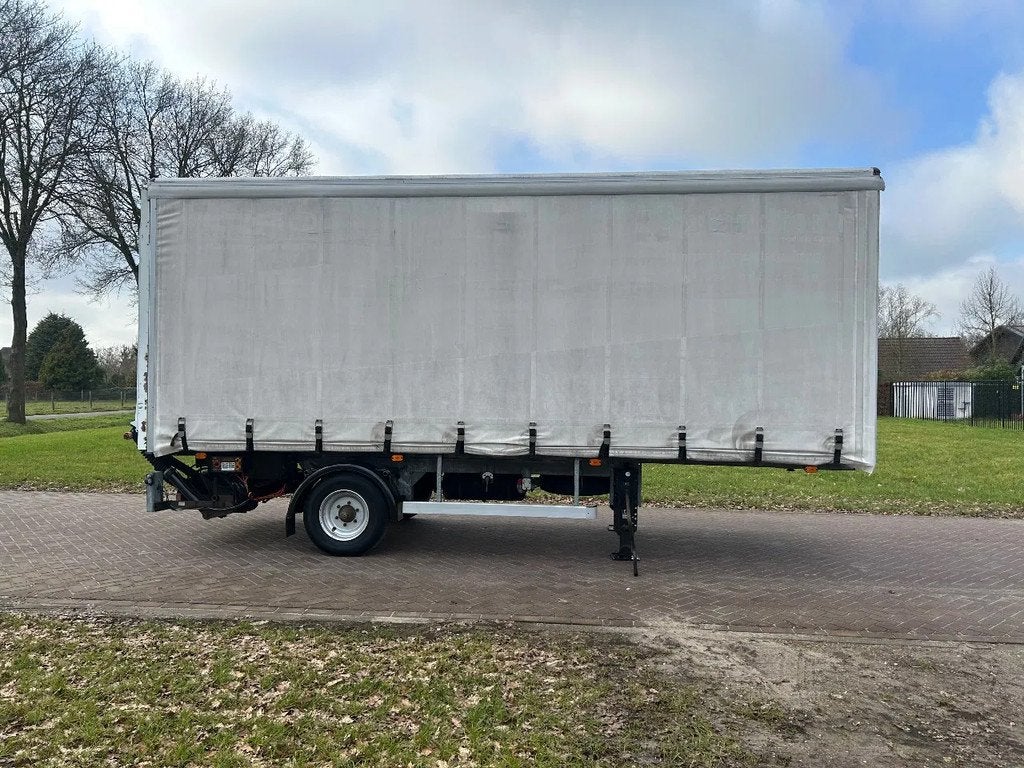 MAMBOUR Be oplegger 6.6 ton schuifzeilen met laadklep 1000 k, Overige brandstoffen, Wit, Bedrijf, Geïmporteerd