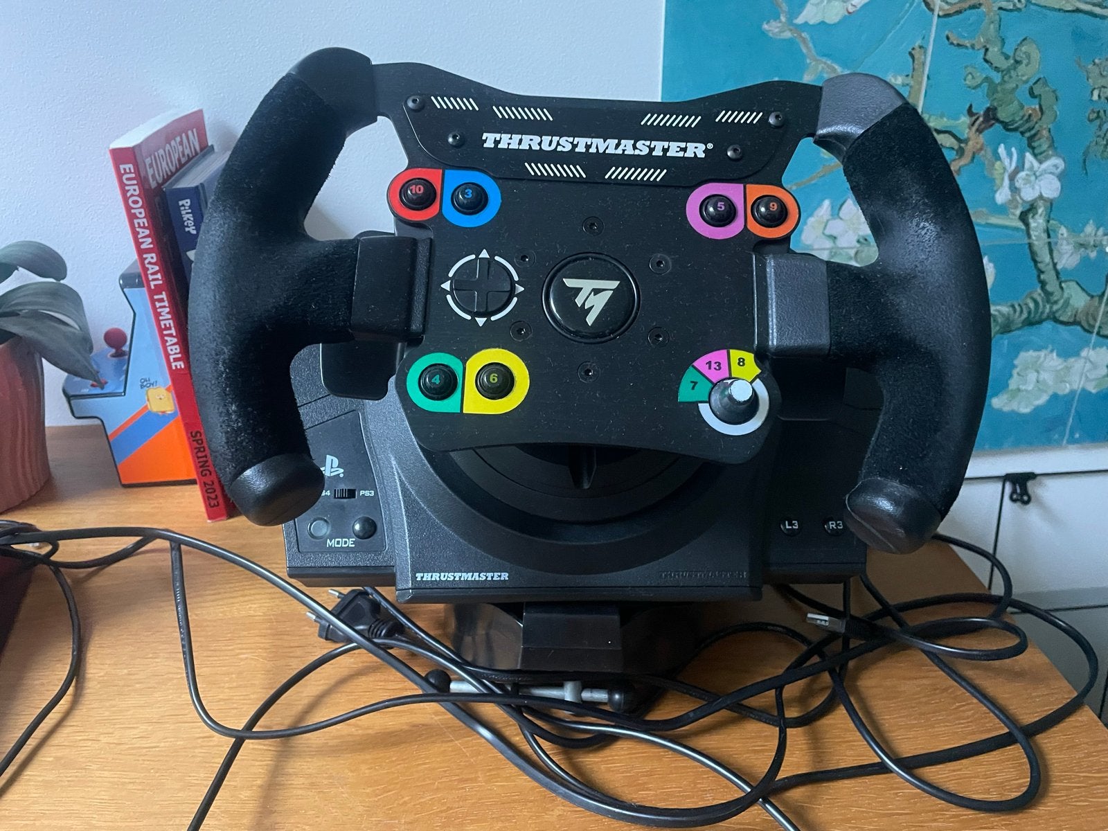 Thrustmaster t300 met open wheel add on en padalen voor ps5, Ophalen, Gebruikt, Stuur of Pedalen, PlayStation 3