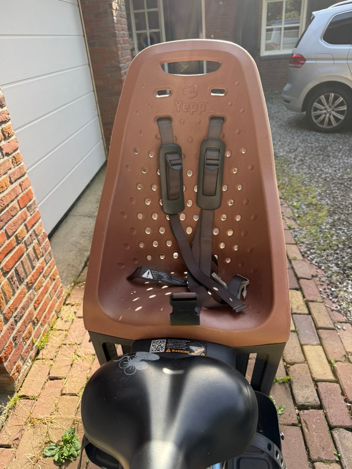 Yepp fietsstoeltje achter, Fietsen en Brommers, Ophalen, Zo goed als nieuw