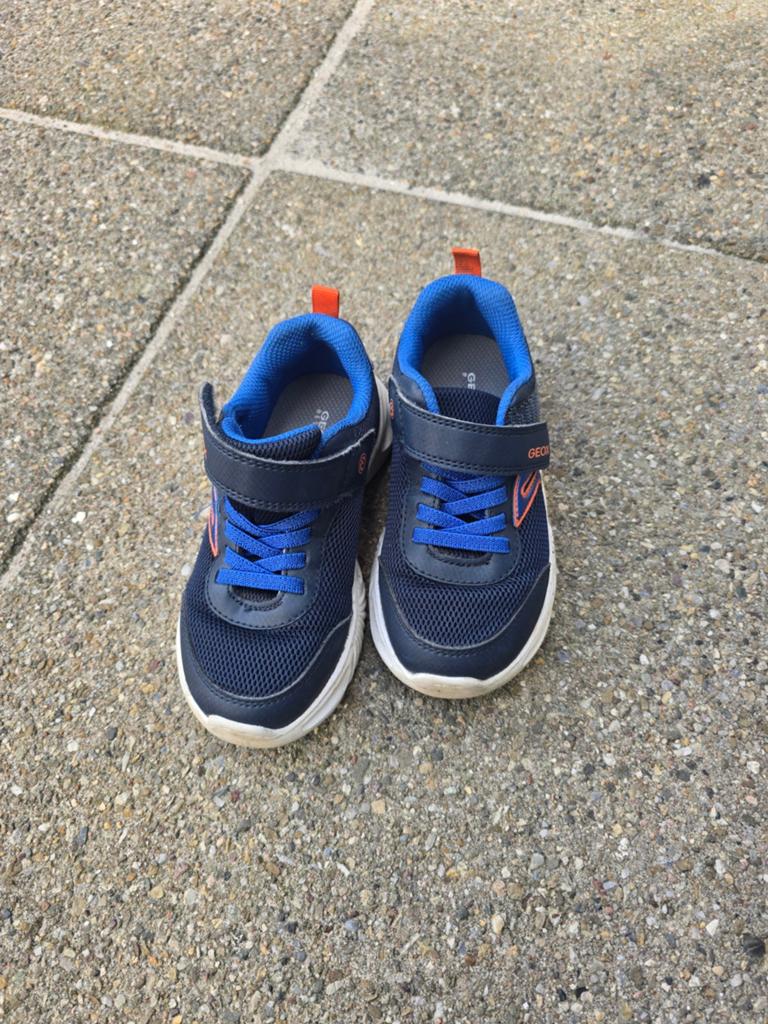 Geox sneakers voor jongens, maat 27, Ophalen, Gebruikt, Sportschoenen, Jongen